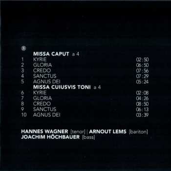 2CD Johannes Ockeghem: Masses 2 LTD