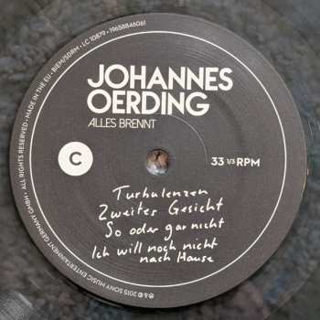 2LP Johannes Oerding: Alles Brennt