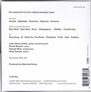 3CD/Box Set Richard Beirach: The First Quartet