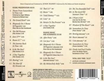 CD John Barry: Somewhere In Time (Expanded Original Soundtrack) LTD