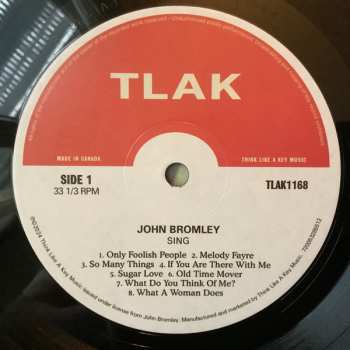 LP John Bromley: Sing