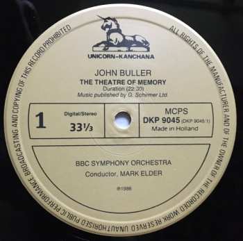 LP John Buller: The Theatre Of Memory