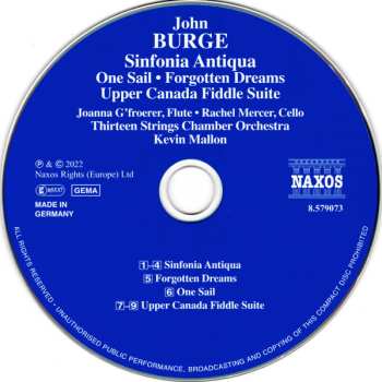 CD Kevin Mallon: Sinfonia Antiqua • One Sail