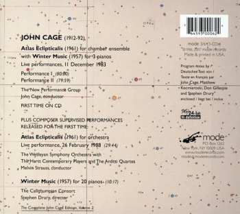 3CD John Cage: Atlas Eclipticalis with Winter Music