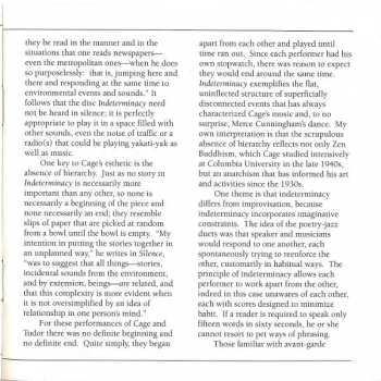 2CD John Cage: Indeterminacy: New Aspect Of Form In Instrumental And Electronic Music