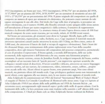 CD John Cage: Music For An Aquatic Ballet · Music For Carillon No. 6