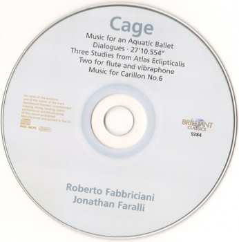 CD John Cage: Music For An Aquatic Ballet · Music For Carillon No. 6