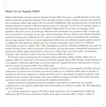 CD John Cage: Music For An Aquatic Ballet · Music For Carillon No. 6
