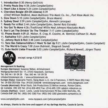 CD John Campbelljohn Band: Official Bootleg