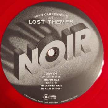 LP John Carpenter: Lost Themes No. 4: "Noir" CLR