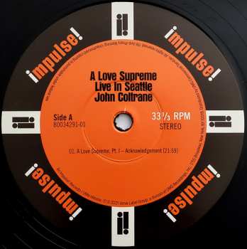 2LP John Coltrane: A Love Supreme: Live In Seattle