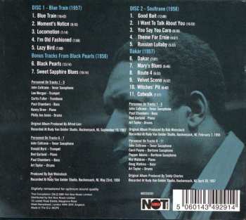 2CD John Coltrane: Blue Train - Soultrane - Dakar