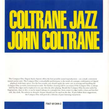 CD John Coltrane: Coltrane Jazz