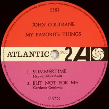 2LP John Coltrane: My Favorite Things DLX