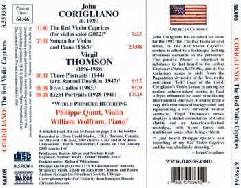 CD John Corigliano: The Red Violin Caprices
