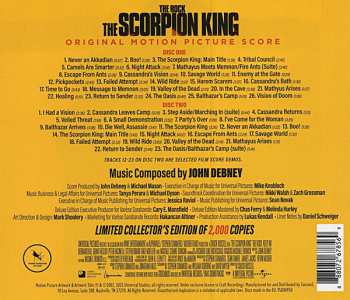 2CD John Debney: The Scorpion King (Original Motion Picture Score) DLX | LTD