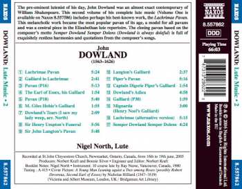 CD Nigel North: Lute Music, Vol. 2 - Dowland's Tears