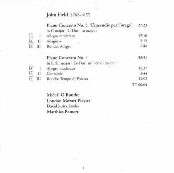 CD John Field: Piano Concertos Vol 3: No. 3 In E Flat Major / No. 5 In C Major 'L'Incendie Par L'Orage'