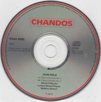 CD John Field: Piano Concertos Vol 3: No. 3 In E Flat Major / No. 5 In C Major 'L'Incendie Par L'Orage'