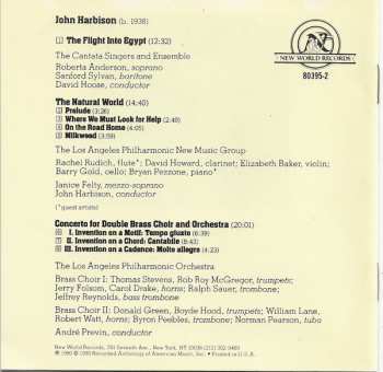 CD Los Angeles Philharmonic Orchestra: The Flight Into Egypt ·The Natural World · Double Brass Concerto