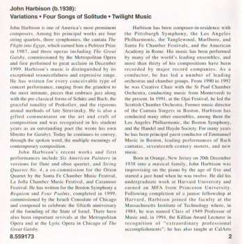 CD Janine Jansen: Four Songs Of Solitude · Variations · Twilight Music