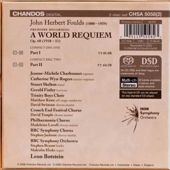 2SACD BBC Symphony Orchestra: A World Requiem