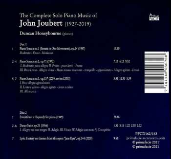 2CD John Joubert: The Complete Solo Piano Music Of John Joubert (1927-2019)