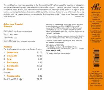 CD John Law Quartet: Abacus