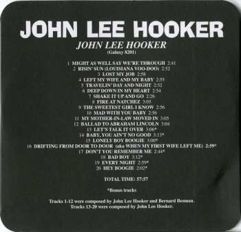 CD John Lee Hooker: John Lee Hooker (The Galaxy Album) LTD