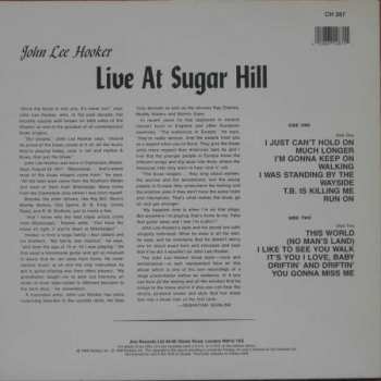 LP John Lee Hooker: Live At Sugar Hill