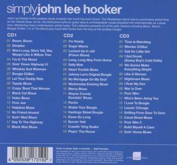 3CD/Box Set John Lee Hooker: Simply John Lee Hooker (3CDs From The King Of The Blues)
