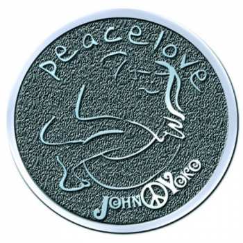 Merch John Lennon: Placka Peace & Love