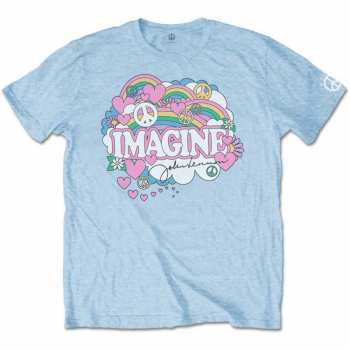 Merch John Lennon: T-shirt Rainbows, Love & Peace 