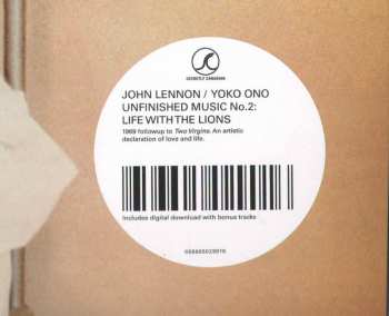 LP John Lennon & Yoko Ono: Unfinished Music No. 2: Life With The Lions