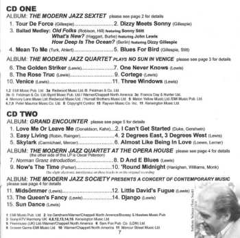 2CD The Modern Jazz Quartet: Four Classic Albums - Second Set