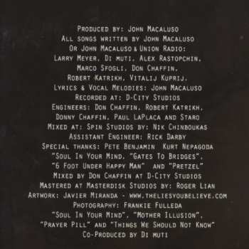 CD John Macaluso: The Radio Waves Goodbye
