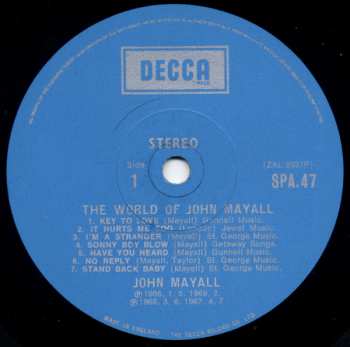 LP John Mayall: The World Of John Mayall