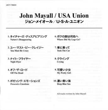 CD John Mayall: U.S.A. Union LTD
