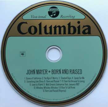 2LP/CD John Mayer: Born And Raised