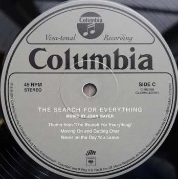2LP John Mayer: The Search For Everything