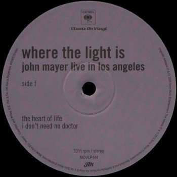 4LP/Box Set John Mayer: Where The Light Is: John Mayer Live In Los Angeles