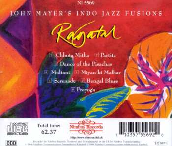 CD Indo-Jazz Fusion: Ragatal