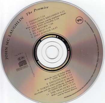 CD John McLaughlin: The Promise