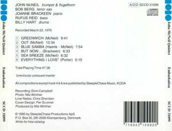 CD John McNeil Quintet: Embarkation