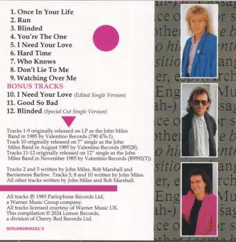 3CD/Box Set John Miles: The Albums 1983-93