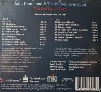 2CD John Paul Hammond: Wicked Grin - Live