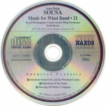 CD Keith Brion: Music For Wind Band • 21