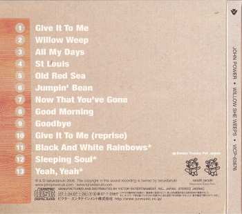 CD John Power: Willow She Weeps DIGI
