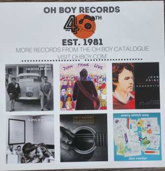 2LP John Prine: Fair & Square CLR