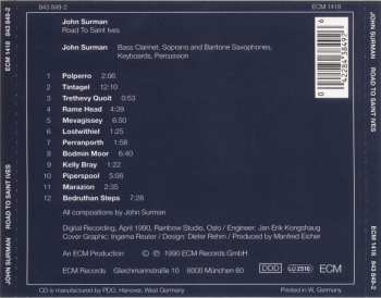 CD John Surman: Road To Saint Ives